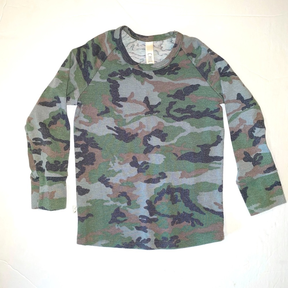 Childhoods Clothing Camo long Sleeve Shirt
